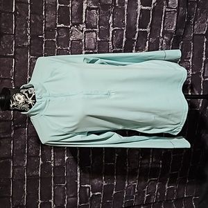 Champion Blue 1/2 Zip Pullover Athletic Shirt size Large with Venting